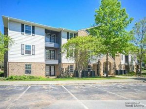 Exterior shot of one of the buildings at 403 West, a 384-unit community in Raleigh, N.C.