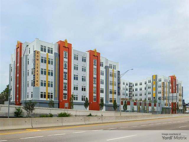 Exterior shot of Alister Deco, a 180-unit unit in metro Boston.