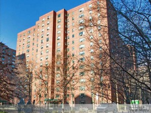 Exterior shot featuring one of the hundreds of multifamily buildings that Blackstone owns in Manhattan's Lower East Side.