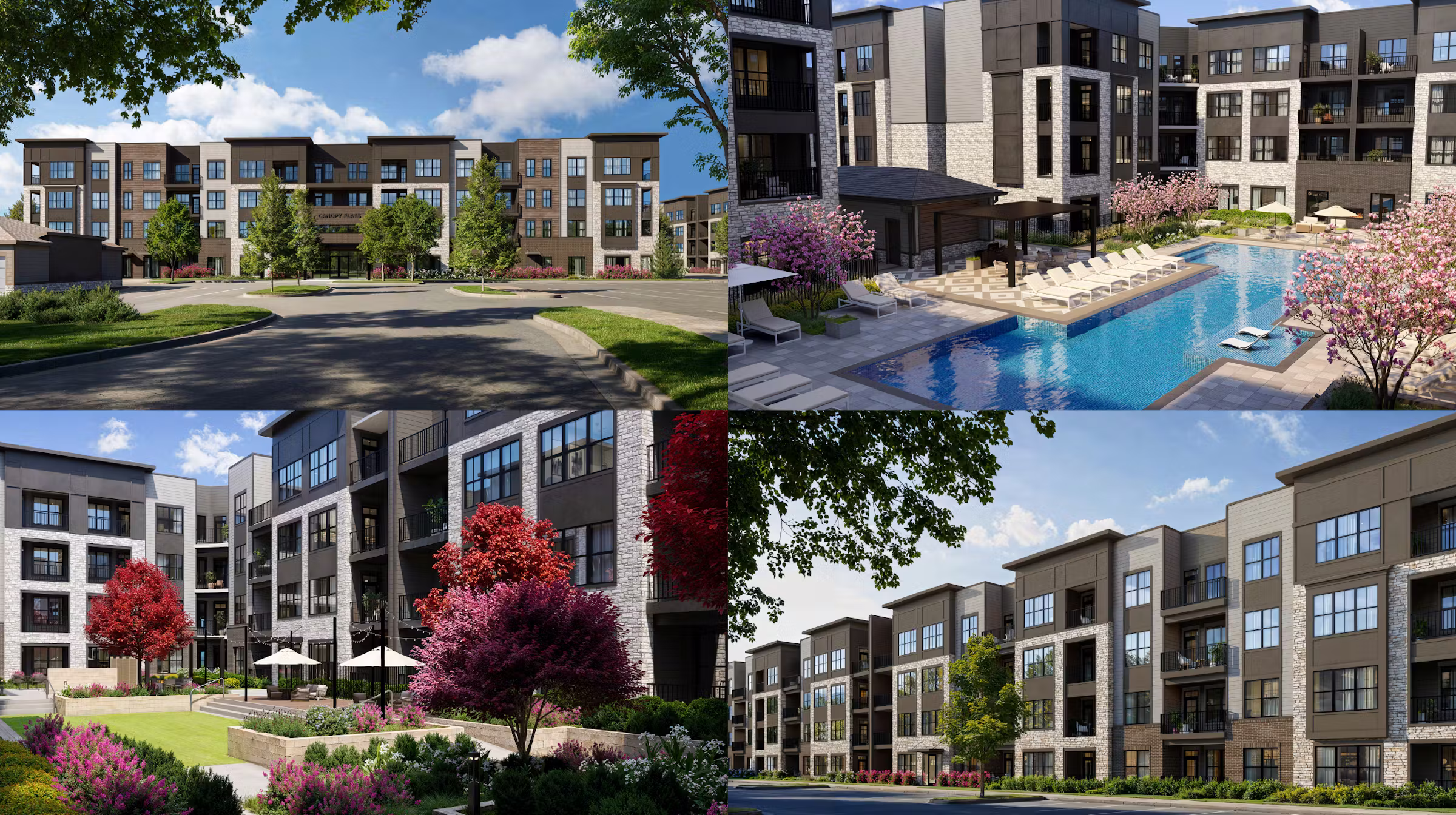 Renderings of Canopy Flats.