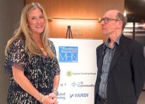 Meryl Exley of Centinel being interviewed by Paul Rosta