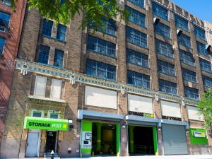 Exterior shot of Storage Post East Village, a 1,959-unit facility in Manhattan.