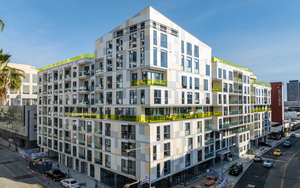 A photo of TENTEN Campus, a newly built, 228-unit Class A multifamily property in Glendale, Calif.