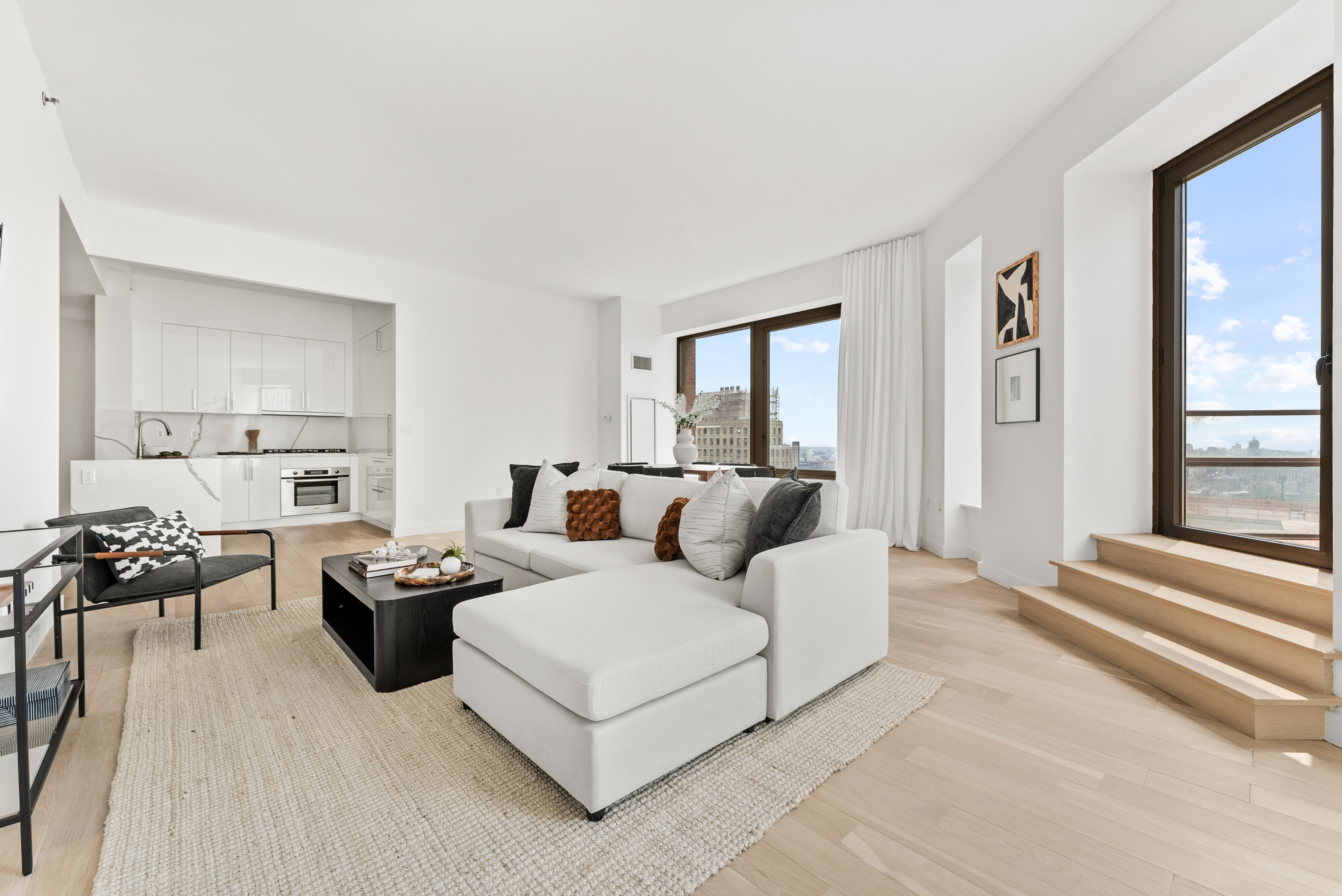 75 Wall Street 34C living room.