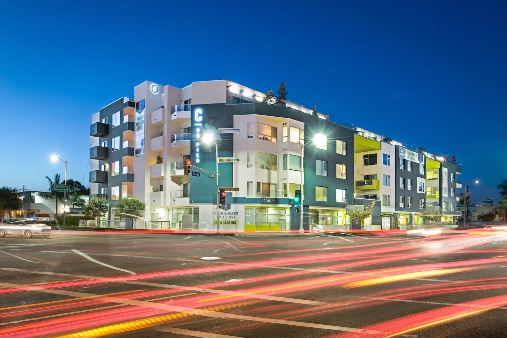 Exterior shot of C on Pico, a community in Los Angeles.