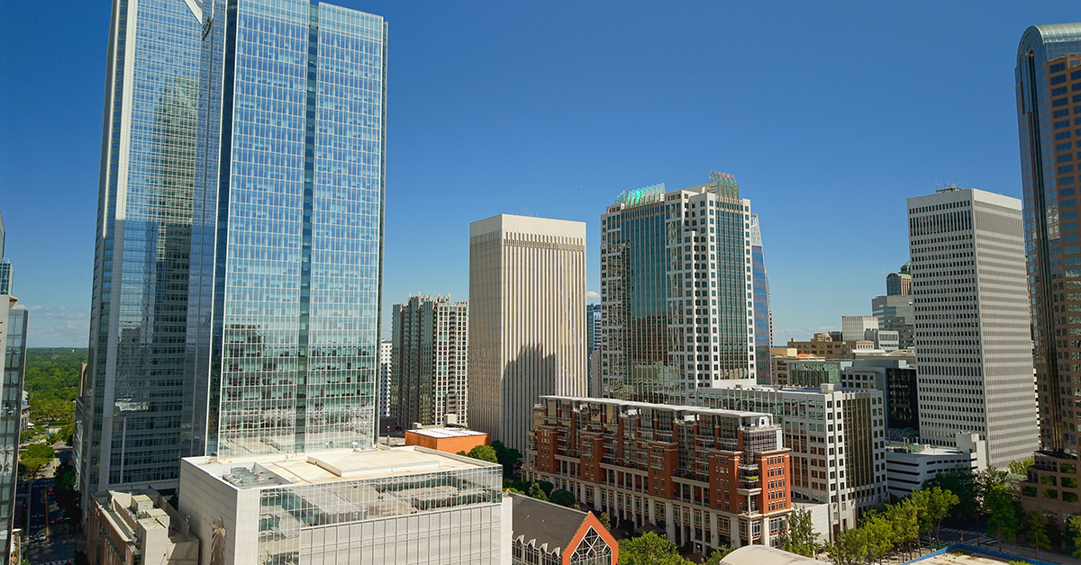 Charlotte North Carolina - City Skyline