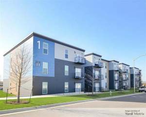 A photo of Flatz 512, a modular housing community in San Marcos