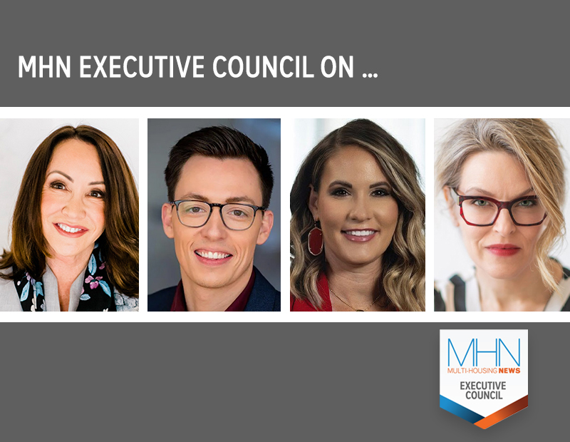 MHN Executive Council featuring four headshots