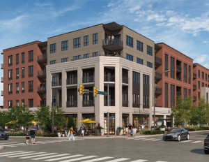 Rendering at Piazza at Ardmore in Ardmore, Pa.