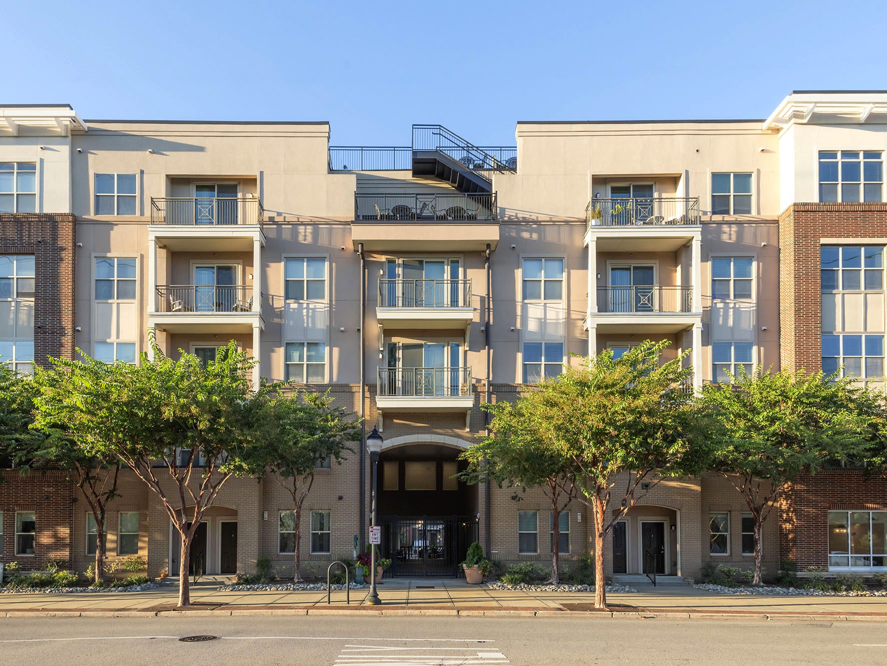Exterior shot of The Maggie, a 244-unit community in Raleigh, N.C.