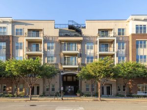 Exterior shot of The Maggie, a 244-unit community in Raleigh, N.C.
