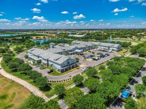 Drone shot depicting The Watermark at Morrison Ranch, a senior housing asset acquired by KKR in Gilbert, Ariz.