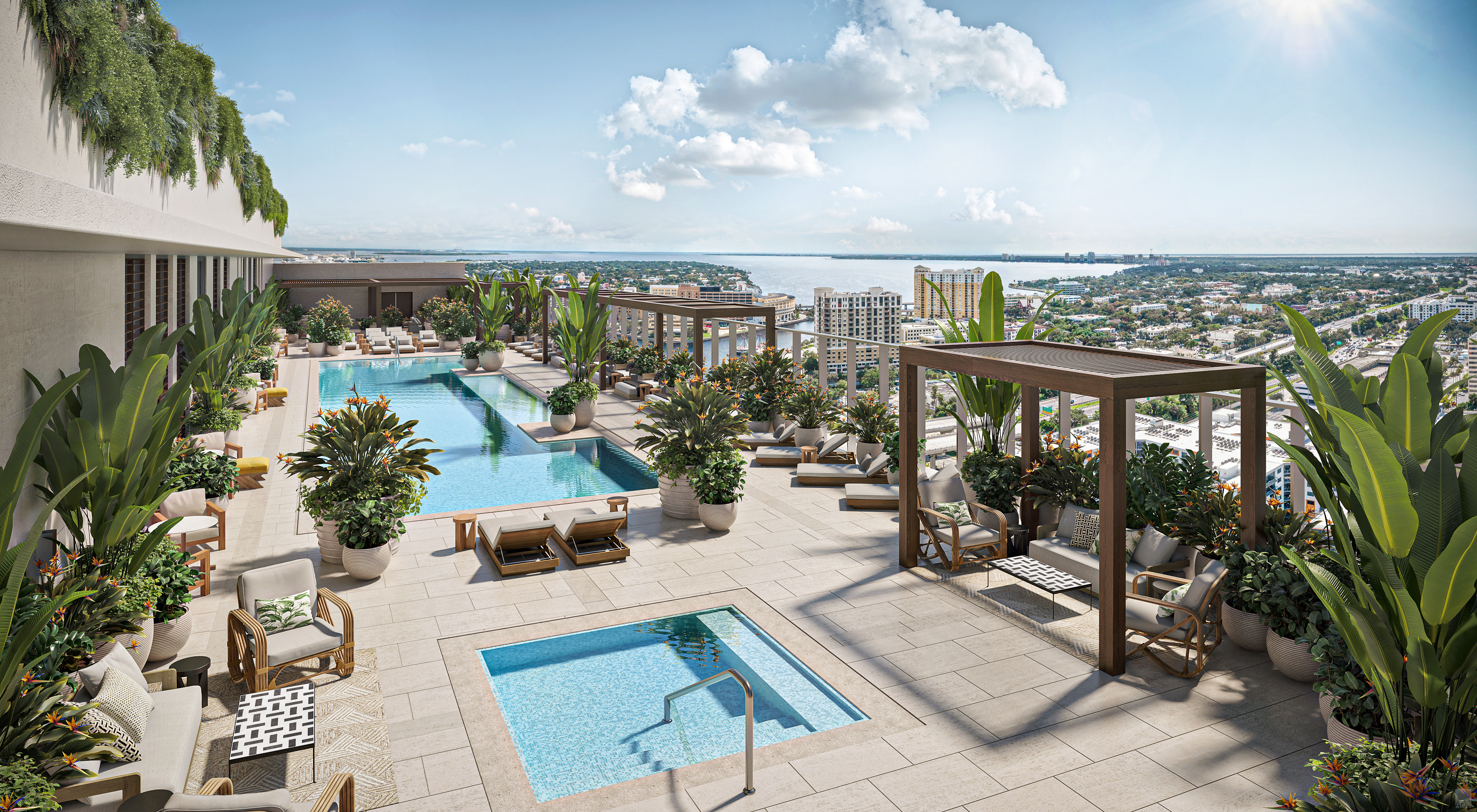 The Pendry Residences rooftop