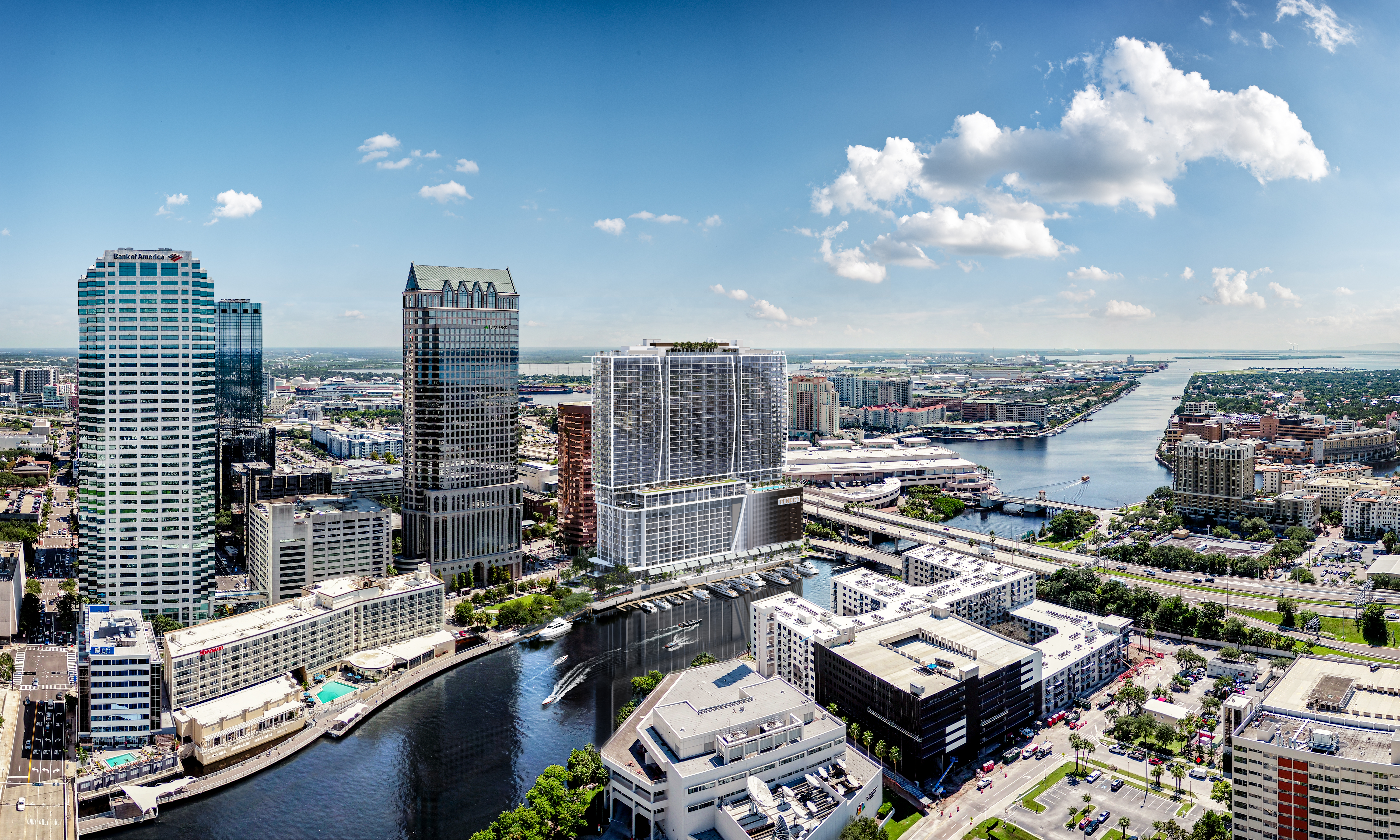 The Pendry Residences Aerial view