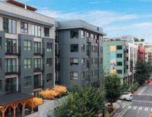 A photo of mResidences South Lake Union, a 100-unit community located in Seattle. It was built in 2013.