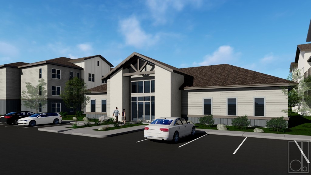 A rendering of Alta Timberline, Wood Partners' latest project in the Houston area.