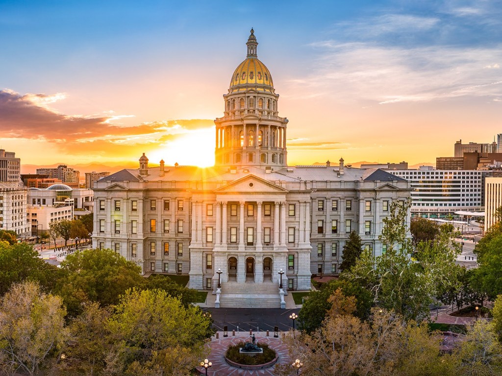A stock image of the Colorado state capitol building