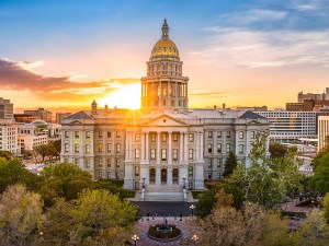 A stock image of the Colorado state capitol building