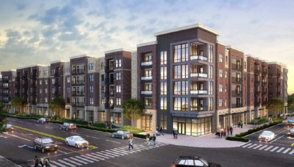 A photo of Freemont Frisco Apartments, which are being developed in Frisco, Texas, a Dallas-Fort Worth suburb