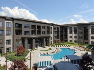 Rendering of Lineage, a 300-unit multifamily community in Dacula, Ga.