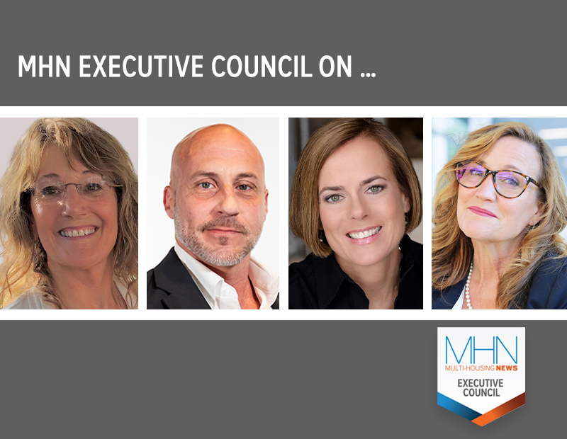 MHN Executive Council with headshots of McPeak, Buccino, Cook and Jack
