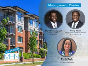 Headshots of Cerwin Thompson, RPM Living and Avery Rouse, The Breeden Co. and Denile Doyle, MHN