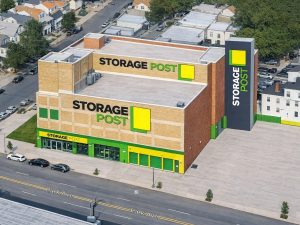 Aerial rendering of the self storage facility on Park Avenue, in Newark, N.J.