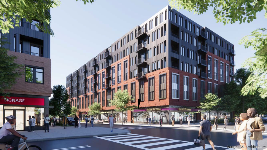 rendering of one west end project in Atlanta