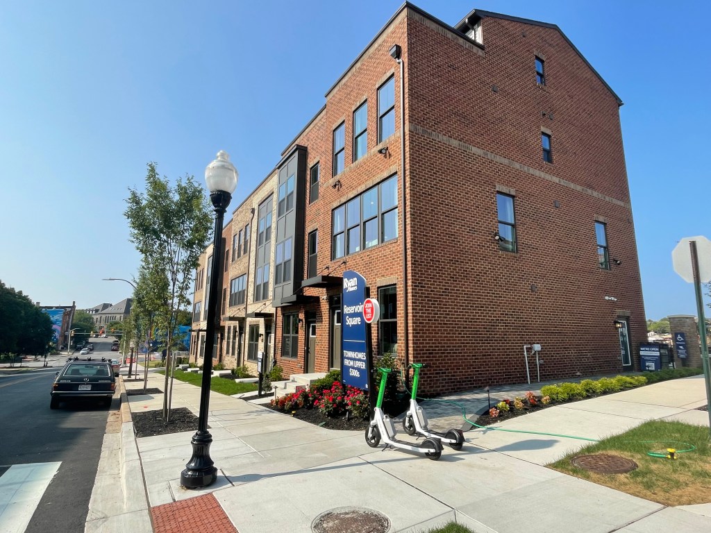 red brick building redeveloped into multifamily in Baltimore