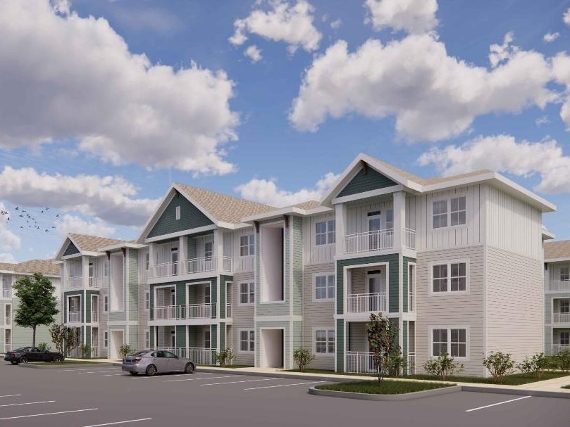 Rendering of River Vista, a 268-unit community in Tampa, Fla.