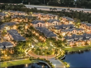 Exterior shot of The Quaye, a community in Palm Beach Gardens, Fla.
