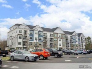 Exterior image of One Hundred Forge, a multifamily community in Pennington, N.J.