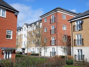 Exterior shot featuring low-rise homes.