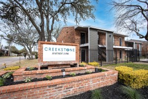 A photo of Creekstone Apartments, a 220-unit multifamily property in Dallas.