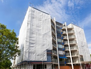Image of a multifamily community that's under construction.
