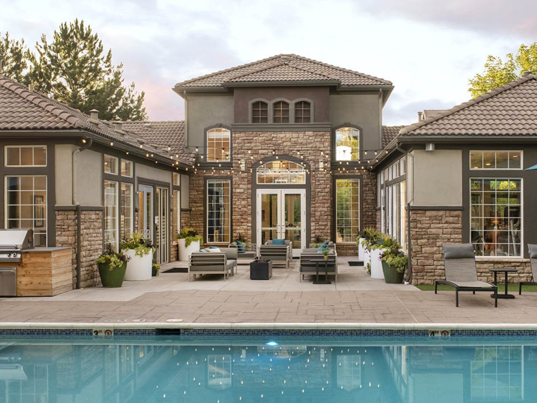 Exterior shot of Griffis Belleview Station, a 238-unit, garden-style community in Denver, Colorado.