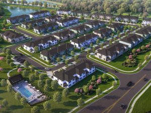 A rendering of Harmon Ashton Oaks, a suburban Tampa multifamily project.