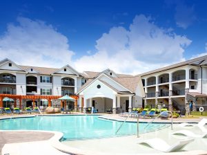 Exterior shot of Laurel View Apartments, a 174-unit, garden-style community in Concord, N.C.