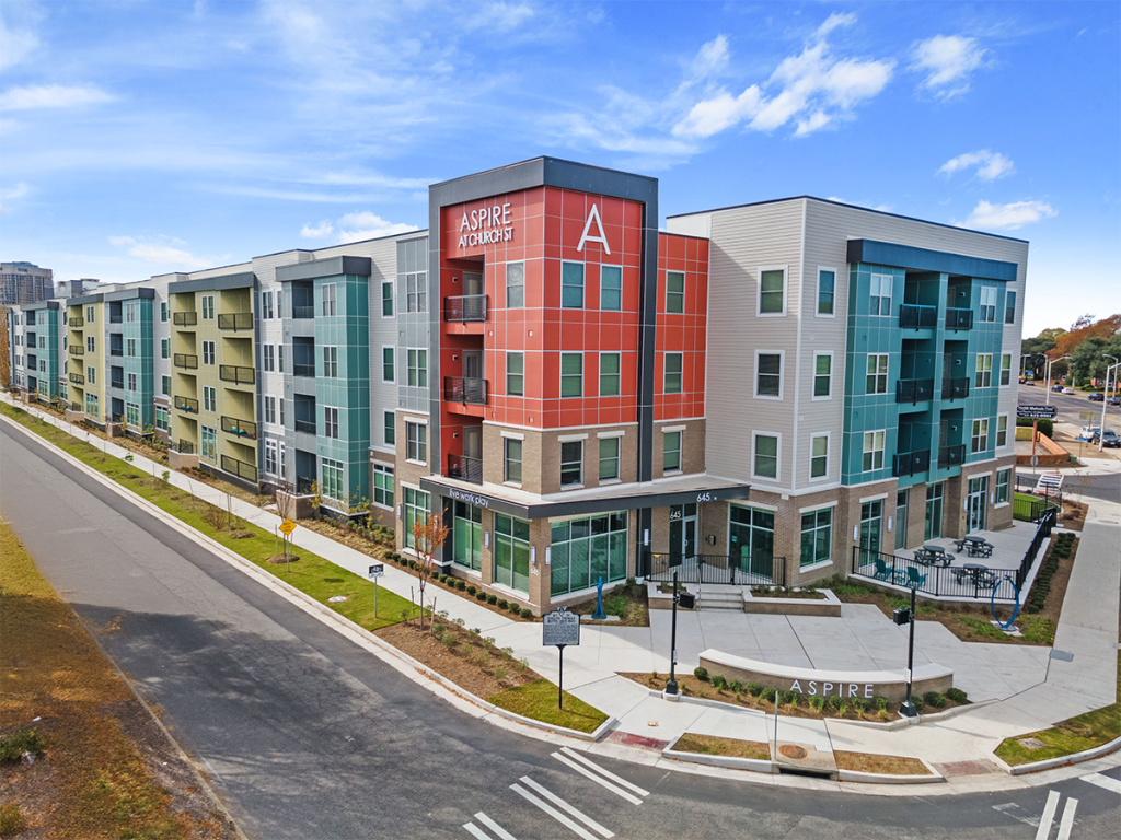 Aspire at Church St. Apartments Image courtesy of HDJ
