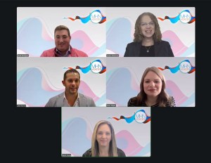 A screenshot of the MHN Voices webinar.