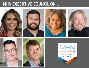 MHN Executive Council with headshots of Anderson, Dulkin, McPeak, Doetsch, Kassing and Land