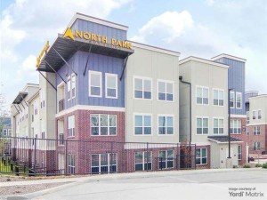 Exterior shot of Northpark Landing, a community in Fort Worth, Texas.