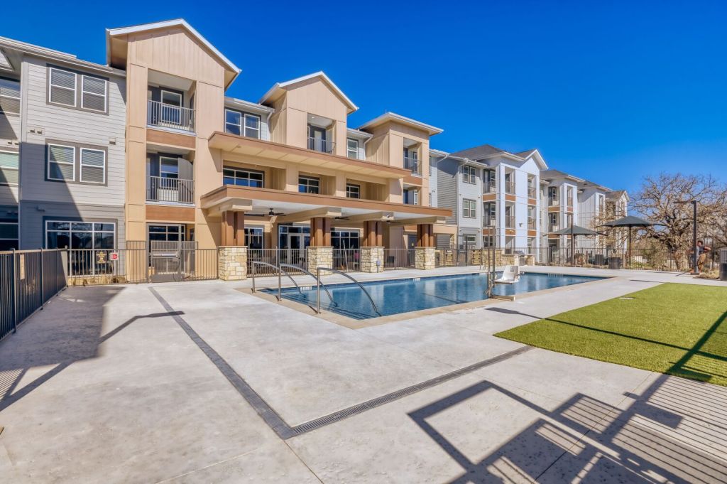 A photo of Red Oaks, an affordable housing development in Austin.