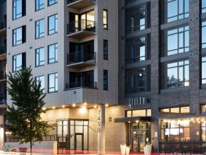 Outside shot of 24Fifty at University Park, a Class A, 252-unit community in Denver.