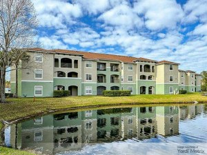 Exterior shot depicting one of the 13 buildings that make up Courtney Meadows, a multifamily community in Jacksonville, Fla.