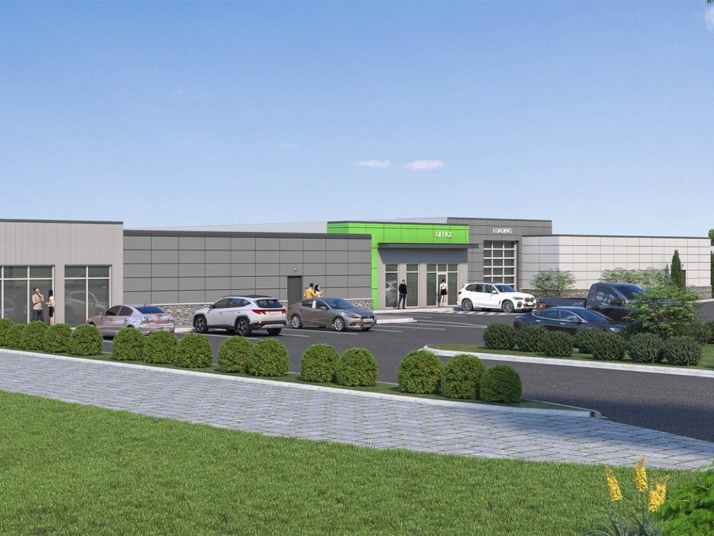 Rendering of Extra Space Hillsborough, 105,663-square-foot self storage development in Hillsborough, N.J.
