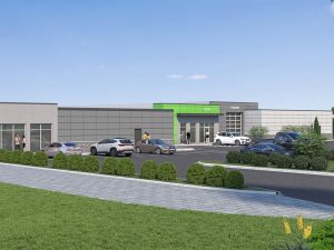 Rendering of Extra Space Hillsborough, 105,663-square-foot self storage development in Hillsborough, N.J.
