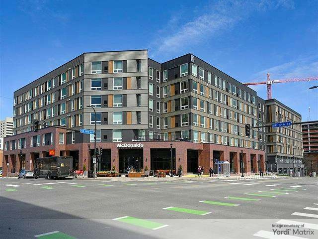 Exterior shot of Identity Dinkytown, a student community in Minneapolis, Minn.