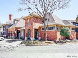 Exterior shot featuring one of The Gio's 37 multifamily buildings in Plano, Texas.