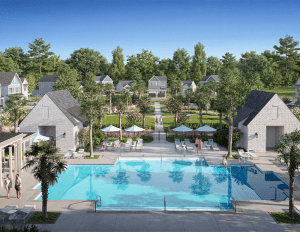 Rendering of The Bower pool in S.C.